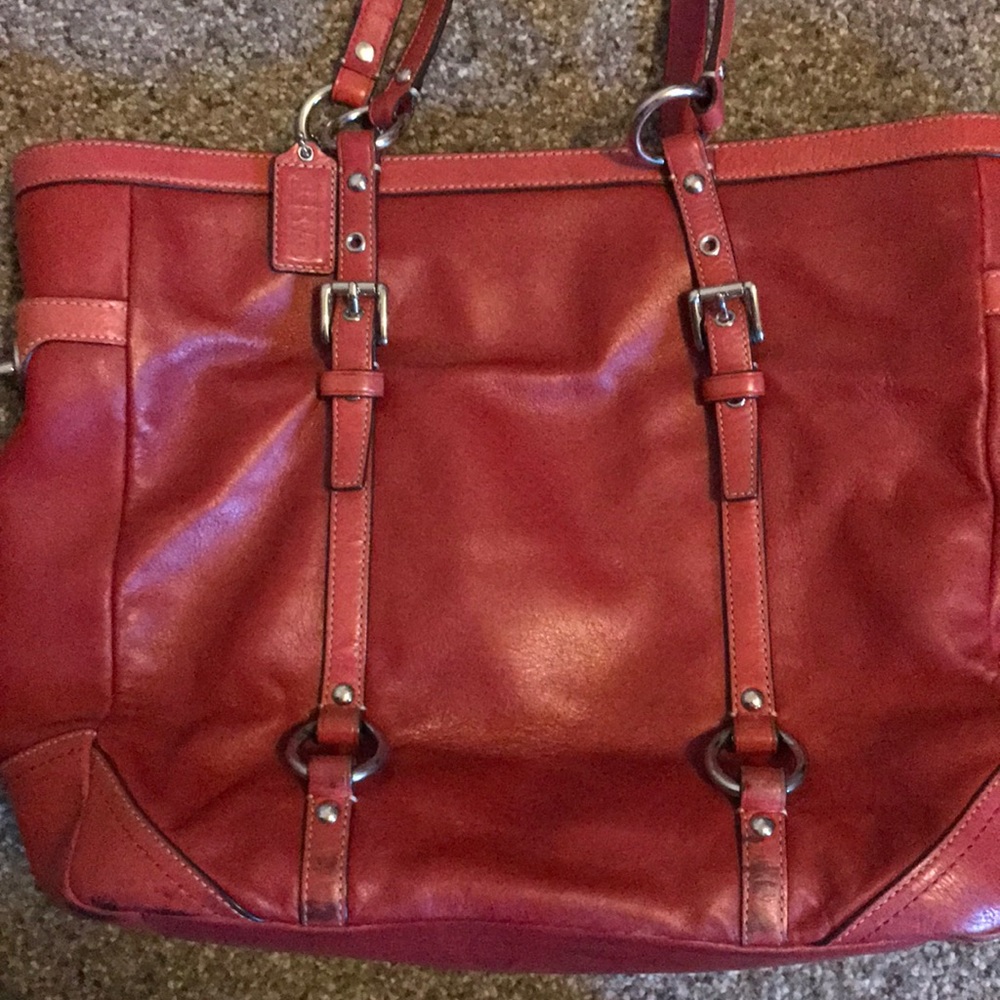 Red Coach Purse